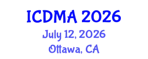 International Conference on Data Mining and Applications (ICDMA) July 12, 2026 - Ottawa, Canada