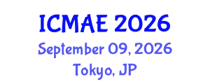 International Conference on Mechanical and Automotive Engineering (ICMAE) September 09, 2026 - Tokyo, Japan