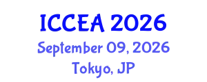 International Conference on Chemical Engineering and Applications (ICCEA) September 09, 2026 - Tokyo, Japan