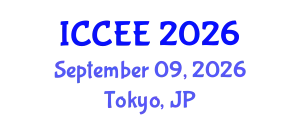 International Conference on Civil and Environmental Engineering (ICCEE) September 09, 2026 - Tokyo, Japan
