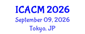 International Conference on Arts and Cultural Management (ICACM) September 09, 2026 - Tokyo, Japan