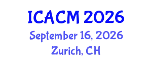 International Conference on Arts and Cultural Management (ICACM) September 16, 2026 - Zurich, Switzerland