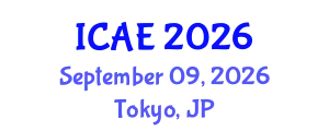 International Conference on Architectural Engineering and Designing (ICAE) September 09, 2026 - Tokyo, Japan