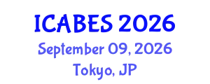 International Conference on Agricultural, Biological and Ecosystems Sciences (ICABES) September 09, 2026 - Tokyo, Japan