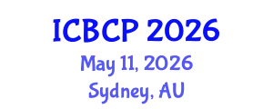 International Conference on Biological and Chemical Processes (ICBCP) May 11, 2026 - Sydney, Australia