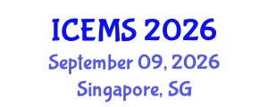 International Conference on Electrical and Microelectronics Systems (ICEMS) September 09, 2026 - Singapore, Singapore