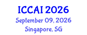 International Conference on Computing and Artificial Intelligence (ICCAI) September 09, 2026 - Singapore, Singapore