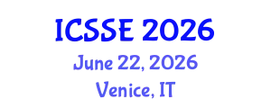 International Conference on Systems and Software Engineering (ICSSE) June 22, 2026 - Venice, Italy