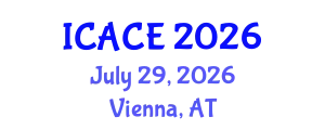 International Conference on Advances in Civil Engineering (ICACE) July 29, 2026 - Vienna, Austria
