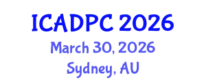 International Conference on Advances in Distributed and Parallel Computing (ICADPC) March 30, 2026 - Sydney, Australia