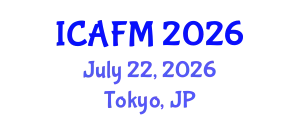International Conference on Advances in Fluid Mechanics (ICAFM) July 22, 2026 - Tokyo, Japan