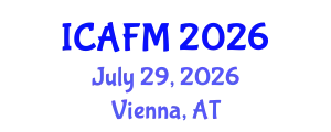 International Conference on Advances in Fluid Mechanics (ICAFM) July 29, 2026 - Vienna, Austria