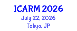 International Conference on Automation, Robotics and Mechatronics (ICARM) July 22, 2026 - Tokyo, Japan