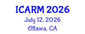 International Conference on Automation, Robotics and Mechatronics (ICARM) July 12, 2026 - Ottawa, Canada