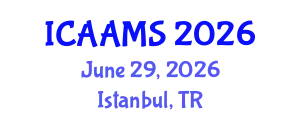 International Conference on Autonomous Agents and Multiagent Systems (ICAAMS) June 29, 2026 - Istanbul, Turkey