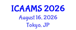International Conference on Autonomous Agents and Multiagent Systems (ICAAMS) August 16, 2026 - Tokyo, Japan