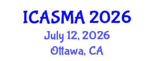 International Conference on Applied Simulation, Modelling and Analysis (ICASMA) July 12, 2026 - Ottawa, Canada