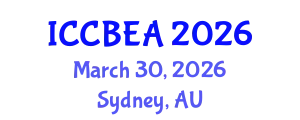 International Conference on Chemical, Biomolecular Engineering and Applications (ICCBEA) March 30, 2026 - Sydney, Australia
