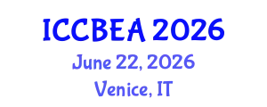 International Conference on Chemical, Biomolecular Engineering and Applications (ICCBEA) June 22, 2026 - Venice, Italy