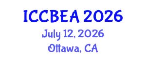 International Conference on Chemical, Biomolecular Engineering and Applications (ICCBEA) July 12, 2026 - Ottawa, Canada