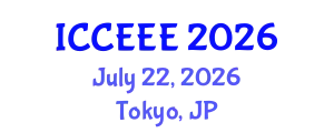 International Conference on Chemical, Ecological and Environmental Engineering (ICCEEE) July 22, 2026 - Tokyo, Japan