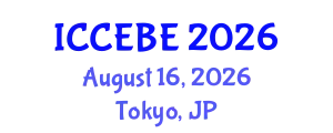 International Conference on Chemical, Environmental and Biological Engineering (ICCEBE) August 16, 2026 - Tokyo, Japan