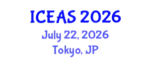 International Conference on English and American Studies (ICEAS) July 22, 2026 - Tokyo, Japan