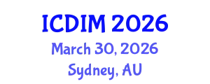 International Conference on Digital Information Management (ICDIM) March 30, 2026 - Sydney, Australia