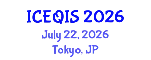 International Conference on Engineering and Quantum Information Sciences (ICEQIS) July 22, 2026 - Tokyo, Japan