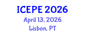 International Conference on Electrical and Power Engineering (ICEPE) April 13, 2026 - Lisbon, Portugal