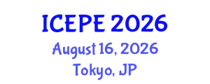 International Conference on Electrical and Power Engineering (ICEPE) August 16, 2026 - Tokyo, Japan