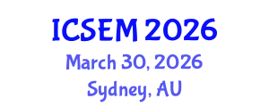 International Conference on Sport and Exercise Medicine (ICSEM) March 30, 2026 - Sydney, Australia