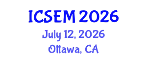 International Conference on Sport and Exercise Medicine (ICSEM) July 12, 2026 - Ottawa, Canada