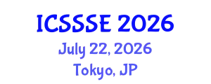 International Conference on Sport Science and Sports Engineering (ICSSSE) July 22, 2026 - Tokyo, Japan