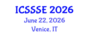 International Conference on Sport Science and Sports Engineering (ICSSSE) June 22, 2026 - Venice, Italy