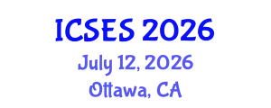 International Conference on Sport and Exercise Science (ICSES) July 12, 2026 - Ottawa, Canada