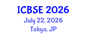 International Conference on Building Science and Engineering (ICBSE) July 22, 2026 - Tokyo, Japan