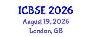 International Conference on Building Science and Engineering (ICBSE) August 19, 2026 - London, United Kingdom