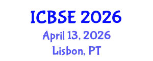 International Conference on Building Science and Engineering (ICBSE) April 13, 2026 - Lisbon, Portugal