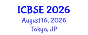 International Conference on Building Science and Engineering (ICBSE) August 16, 2026 - Tokyo, Japan