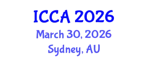International Conference on Computer Applications (ICCA) March 30, 2026 - Sydney, Australia