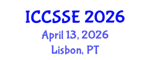 International Conference on Computer Science and Software Engineering (ICCSSE) April 13, 2026 - Lisbon, Portugal