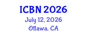 International Conference on Biotechnology and Nanotechnology (ICBN) July 12, 2026 - Ottawa, Canada