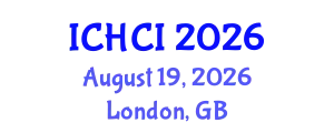 International Conference on Human Computer Interaction (ICHCI) August 19, 2026 - London, United Kingdom