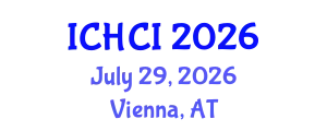 International Conference on Human Computer Interaction (ICHCI) July 29, 2026 - Vienna, Austria