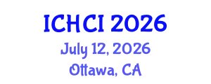 International Conference on Human Computer Interaction (ICHCI) July 12, 2026 - Ottawa, Canada