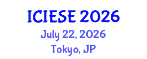International Conference on Industrial Electronics and Systems Engineering (ICIESE) July 22, 2026 - Tokyo, Japan