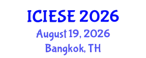 International Conference on Industrial Electronics and Systems Engineering (ICIESE) August 19, 2026 - Bangkok, Thailand