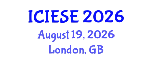 International Conference on Industrial Electronics and Systems Engineering (ICIESE) August 19, 2026 - London, United Kingdom