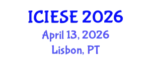 International Conference on Industrial Electronics and Systems Engineering (ICIESE) April 13, 2026 - Lisbon, Portugal